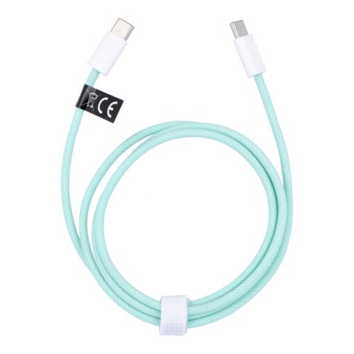 Kabel Typ C auf Typ C Power Delivery PD 60W 3A C263 grün 1 m