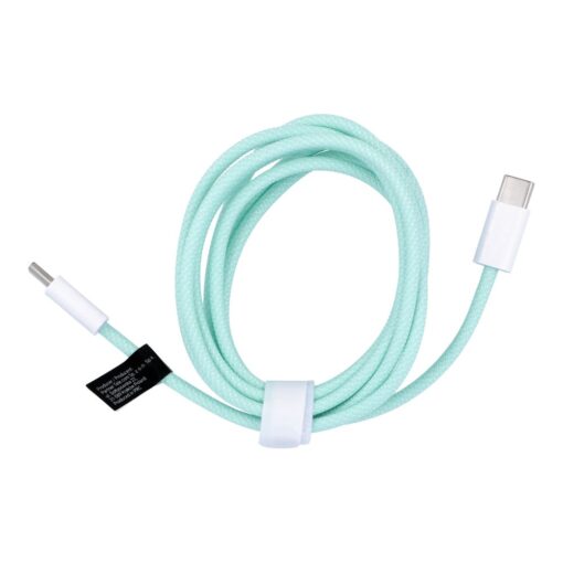 Kabel Typ C auf Typ C Power Delivery PD 60W 3A C263 grün 1,5 m