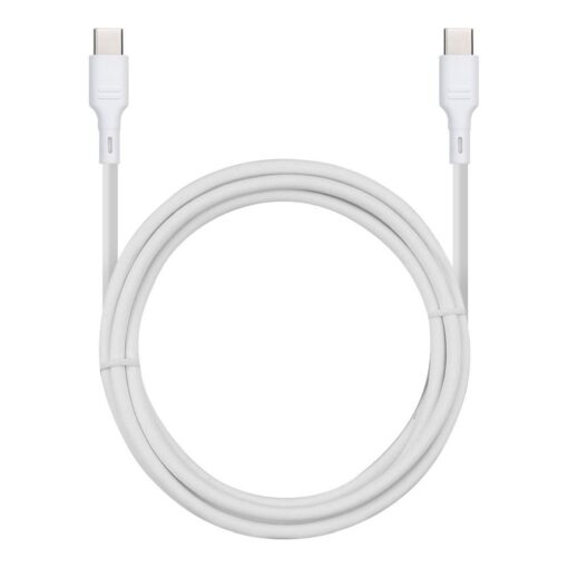 Blue Star Kabel mit USB C auf USB C 3A Stecker (max 60W) - weiß – Bild 4
