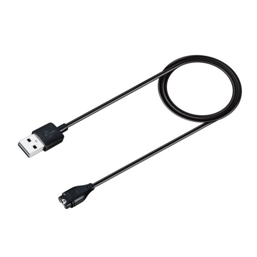 USB-Ladekabel zu GARMIN FENIX 7, 6, 6X, 6S, 5, 5X, 5S, 5 Plus Vivoactive 3 Smartwatch etc. HD24 1m. schwarz