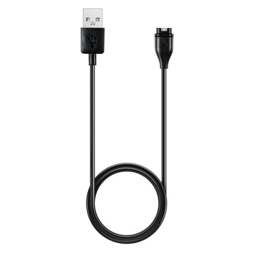 USB-Ladekabel zu GARMIN FENIX 7, 6, 6X, 6S, 5, 5X, 5S, 5 Plus Vivoactive 3 Smartwatch etc. HD24 1m. schwarz – Bild 3