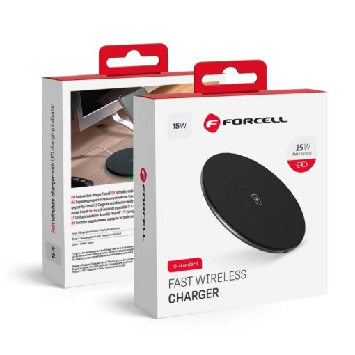 Schnell Induktion Ladegerät (drahtloses Qi) FORCELL Schnellladung 15W