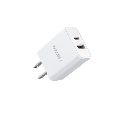 VEGER USB A QC3.0 + Typ C PD 30W Netz-Ladegerät VLS302U weiß – Bild 4