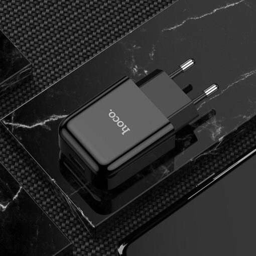 HOCO Netzladegerät USB 2.1A N2 Vigour schwarz – Bild 3