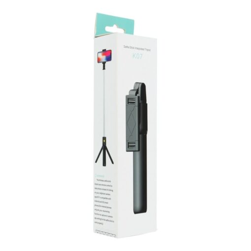 Universal Halterung für Handy und Kamera (selfie set) - mit bluetooth Stativ schwarz K07 – Bild 7