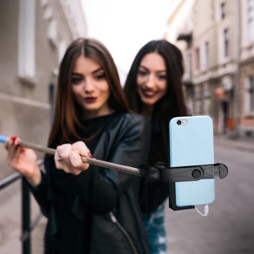 Universal Halterung TRIPOD für Handy und Kamera (selfie set) Bluetooth Schalter SSTR-12 schwarz – Bild 7