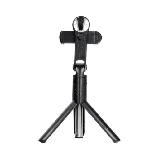 Universal Halterung TRIPOD für Handy und Kamera (selfie set) Bluetooth Schalter mit Spigel SSTR-11 schwarz