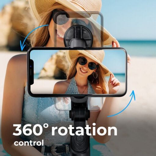 Universal Halterung TRIPOD für Handy und Kamera (selfie set) Bluetooth Schalter mit Spigel SSTR-11 schwarz – Bild 5