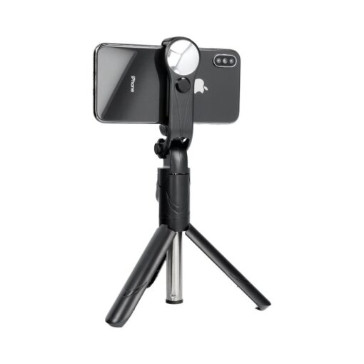Universal Halterung TRIPOD für Handy und Kamera (selfie set) Bluetooth Schalter mit Spigel SSTR-11 schwarz – Bild 7