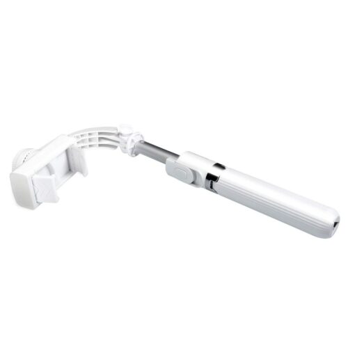 Kit / Selfie-Halter mit Bluetooth-Fernbedienung Stativ GIMBAL Stabilisator weiß SSTR-L08 – Bild 6