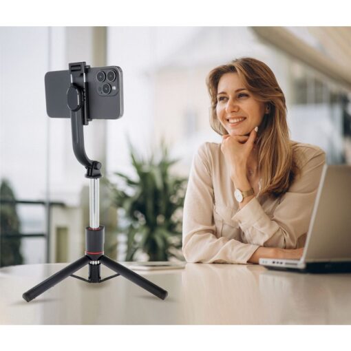Universal Halterung TRIPOD für Handy und Kamera (selfie set) Bluetooth Schalter SSTR-13 schwarz – Bild 4