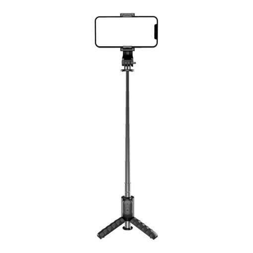 Universal Halterung TRIPOD für Handy und Kamera (selfie set) Bluetooth Schalter Q11 / TR19 schwarz