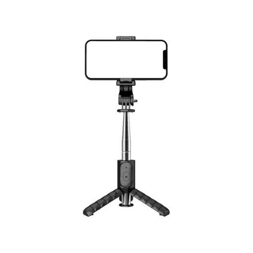 Universal Halterung TRIPOD für Handy und Kamera (selfie set) Bluetooth Schalter Q11 / TR19 schwarz – Bild 4