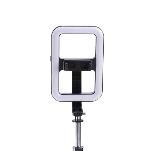 Selfie-Set / Selfie-Halter mit Bluetooth-Fernbedienung Dreifuß für Streaming mit LED schwarz 99X – Bild 3
