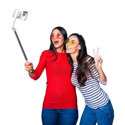 FORCELL F-GRIP MagSelfie S100M Selfie-Halter mit drahtloser Fernbedienung weiß – Bild 8