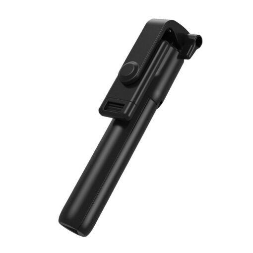 Kit / Selfie-Halter mit Bluetooth-Fernbedienung Stativ + LED blau R1