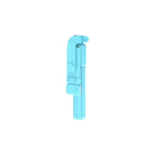 Kit / Selfie-Halter mit Bluetooth-Fernbedienung Stativ + LED blau R1S