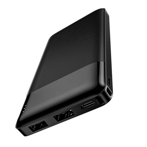 Externer Akku (Powerbank) HOCO 10.000mAh 2A 2xUSB + Type C J72 schwarz