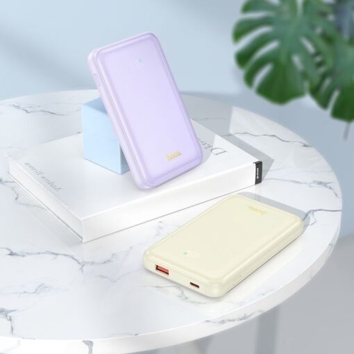 HOCO Powerbank 10 000 mAh PD QC3.0 3A 22.5W Q21 weiß – Bild 4