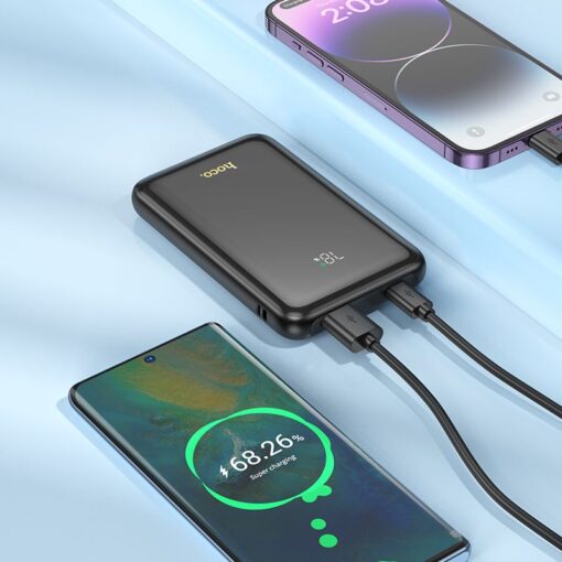 HOCO Powerbank 10 000 mAh PD QC3.0 3A 22.5W Q21 schwarz – Bild 4