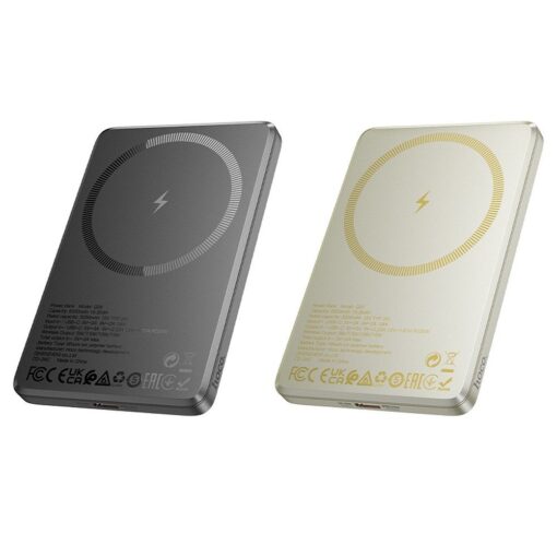 HOCO Powerbank 5000 mAh kompatibel mit MagSafe PD QC 2A 20W Q26 grau – Bild 6