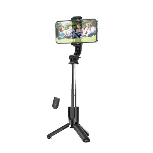 HOCO Selfie Stick Tripod wireless Pilot Figure K17 schwarz