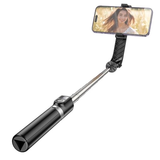 HOCO Selfie-Halter mit kabelloser Fernsteuerung Stativ K20 schwarz – Bild 4
