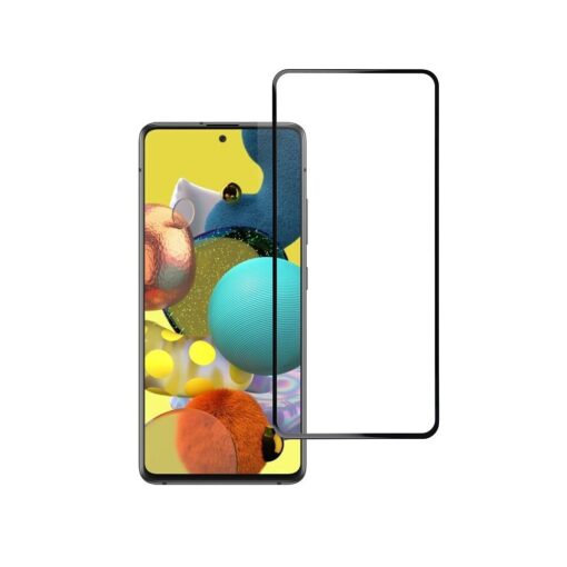 Panzerglas Blue Star 3D - SAM A51 (full glue/case friendly) - schwarz