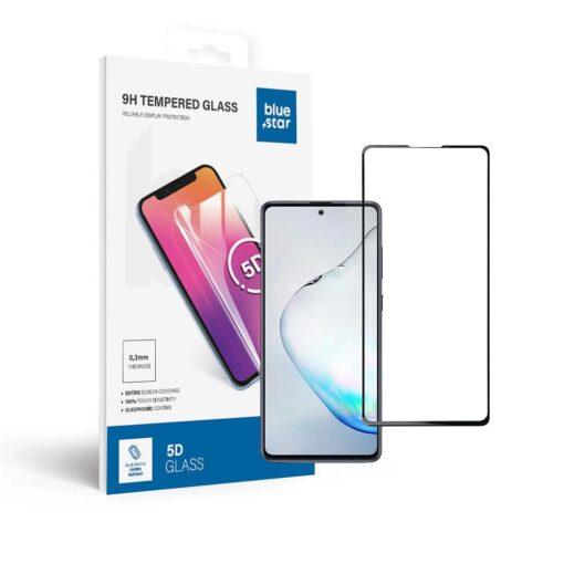 Panzerglas Blue Star 5D - SAM Galaxy S10 Lite (full glue/case friendly) - schwarz