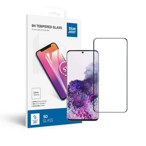 Panzerglas Blue Star 3D - SAM Galaxy S20 (full glue/case friendly) - schwarz