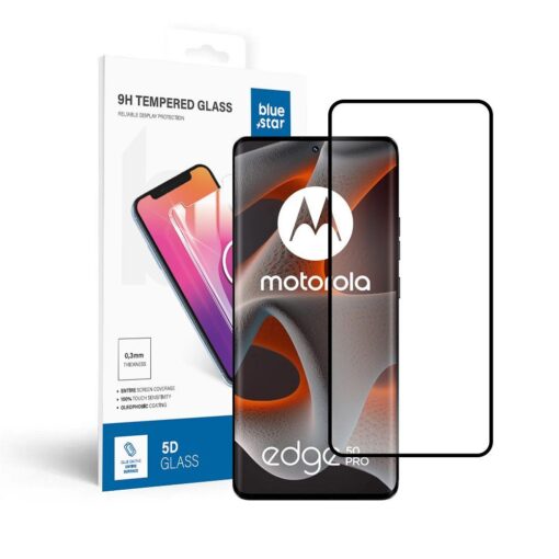 Panzerglas Blue Star 3D - Motorola Edge 50 Pro - schwarz