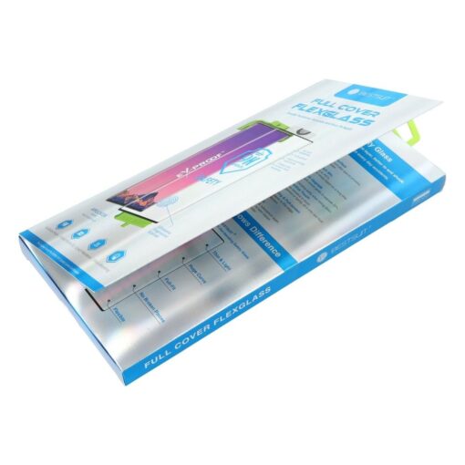 Hybrid Flexible Glas Bestsuit 5D Full Glue - XIA Mi Note 10 schwarz (Hot Banding) – Bild 4