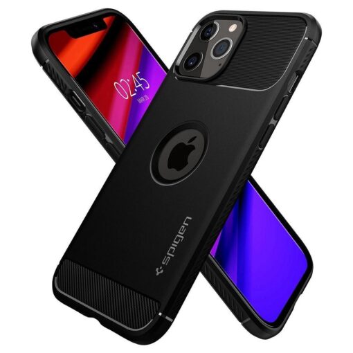 SPIGEN Rugged Armor for IPHONE 12 / 12 PRO matte black – Bild 8