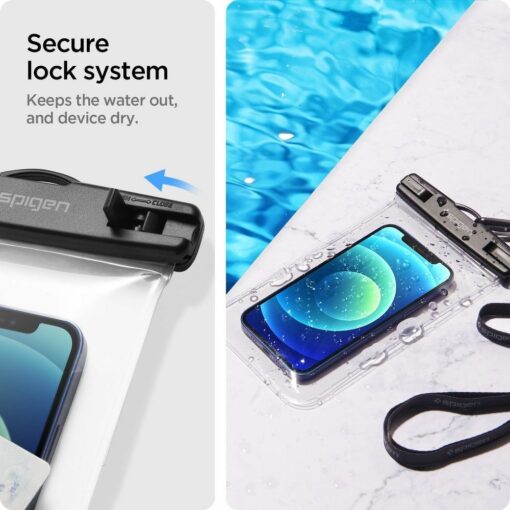 SPIGEN A601 Universal Waterproof case transparent 2-PACK – Bild 4