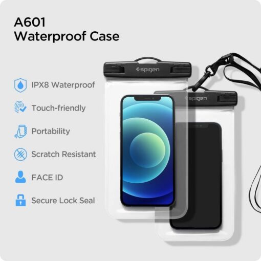 SPIGEN A601 Universal Waterproof case transparent 2-PACK – Bild 7