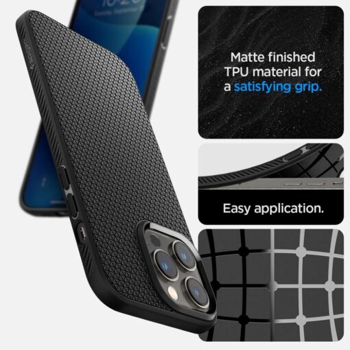 SPIGEN Liquid Air Handyhülle für IPHONE 14 PRO MAX mattschwarz – Bild 14