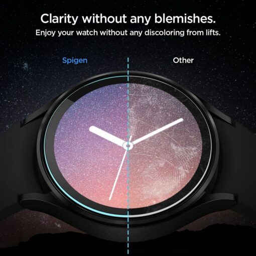 SPIGEN GLAS.TR "EZ-FIT" Gehärtetes Glas 2-PACK für SAMSUNG Galaxy Watch 5 PRO ( 45 MM ) – Bild 10