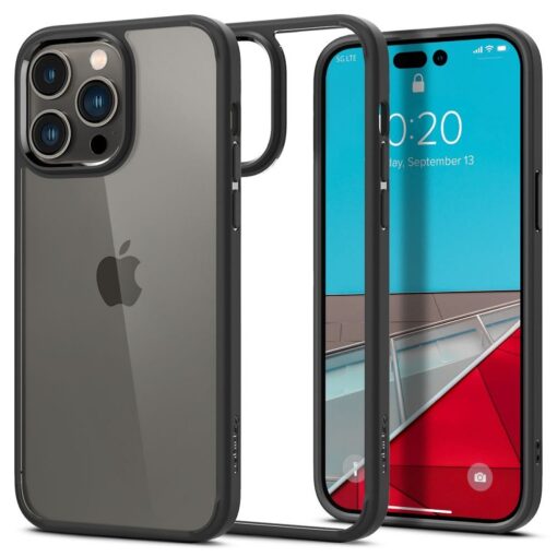 SPIGEN Ultra Hybrid Handyhülle für IPHONE 14 PRO mattschwarz