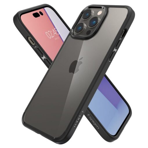 SPIGEN Ultra Hybrid Handyhülle für IPHONE 14 PRO mattschwarz – Bild 7