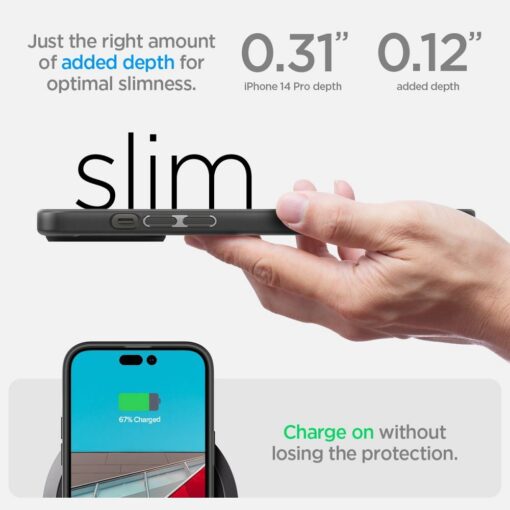 SPIGEN Ultra Hybrid Handyhülle für IPHONE 14 PRO mattschwarz – Bild 13