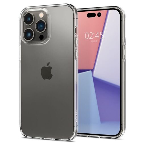 SPIGEN Flüssigkristall Handyhülle für IPHONE 14 PRO MAX transparent