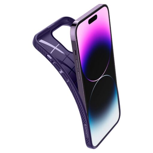 SPIGEN Liquid Air Handyhülle für IPHONE 14 PRO MAX lila – Bild 7