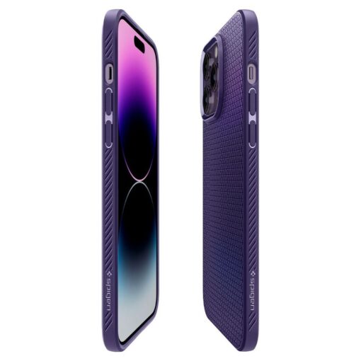 SPIGEN Liquid Air Handyhülle für IPHONE 14 PRO MAX lila – Bild 11