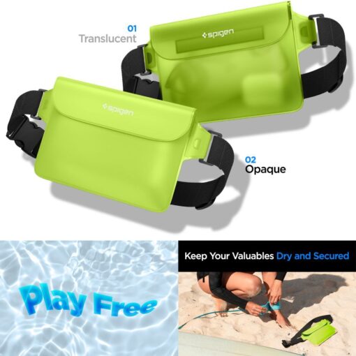SPIGEN A620 Universal Wasserdichte Handyhülle 2-PACK kaktusgrün – Bild 4