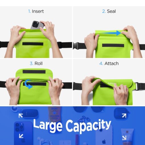 SPIGEN A620 Universal Wasserdichte Handyhülle 2-PACK kaktusgrün – Bild 7