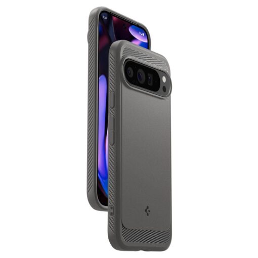 Case SPIGEN case RUGGED ARMOR for GOOGLE Pixel 9 Pro XL marble grey – Bild 8