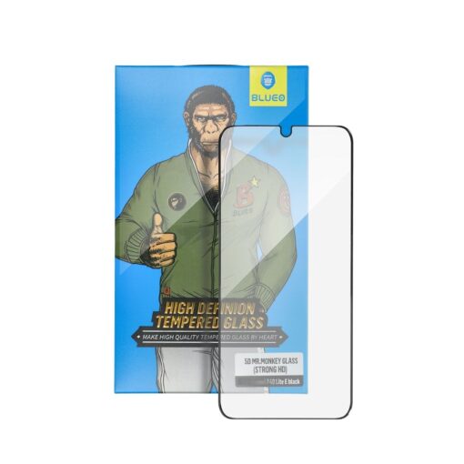 5D Mr. Monkey Glass -Apple iPhone 12 Pro Max schwarz (Strong HD) – Bild 3