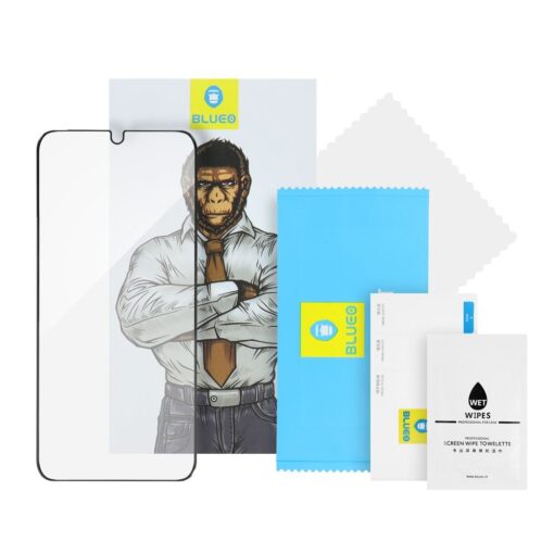 5D Mr. Monkey Glass -Apple iPhone 12 Pro Max schwarz (Strong HD) – Bild 5