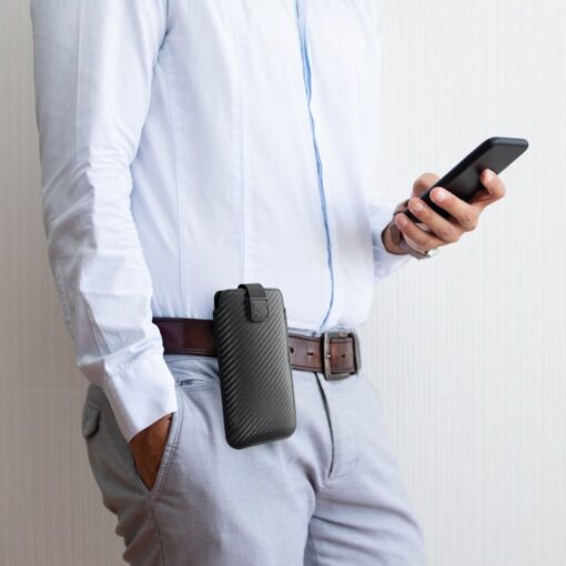 Universal Handyhülle POCKET Carbon - Modell 14 - für IPHONE 11 / XR – Bild 8