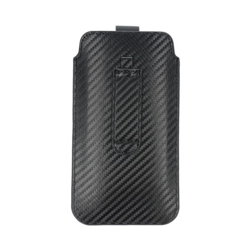 POCKET Carbon Universalhülle - Modell 15 - für SAMSUNG A41 / S20 / A6 2018 / A20e HUAWEI P20 / Y5 2019 – Bild 5